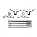 Edelbrock 2Pc Wing Bolts- 2 7/8-Inch-1