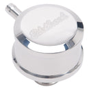 Edelbrock PCV for Valve Cover Aluminum Round Push In w/ 90-Degree Port Breather Look w/ Etched Logo-1