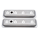 Edelbrock Valve Cover Signature Series Chevrolet 1987-1995 262-400 CI V8 Low Chrome-1
