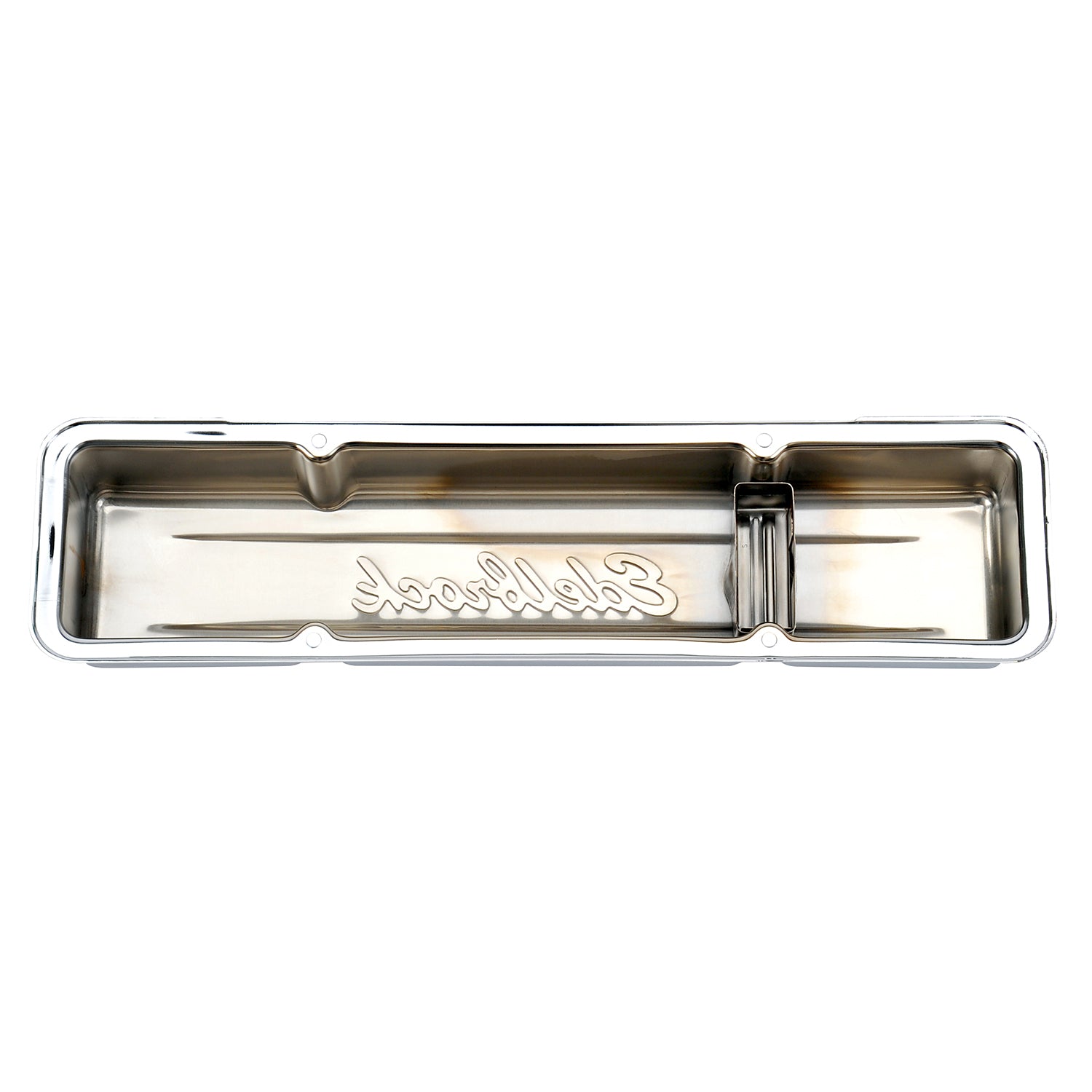 Edelbrock Valve Cover Signature Series Chevrolet 1959-1986 262-400 CI V8 Low Chrome - 0