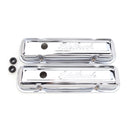 Edelbrock Valve Cover Signature Series Pontiac 1962-1979 301-455 CI V8 Low Chrome-1