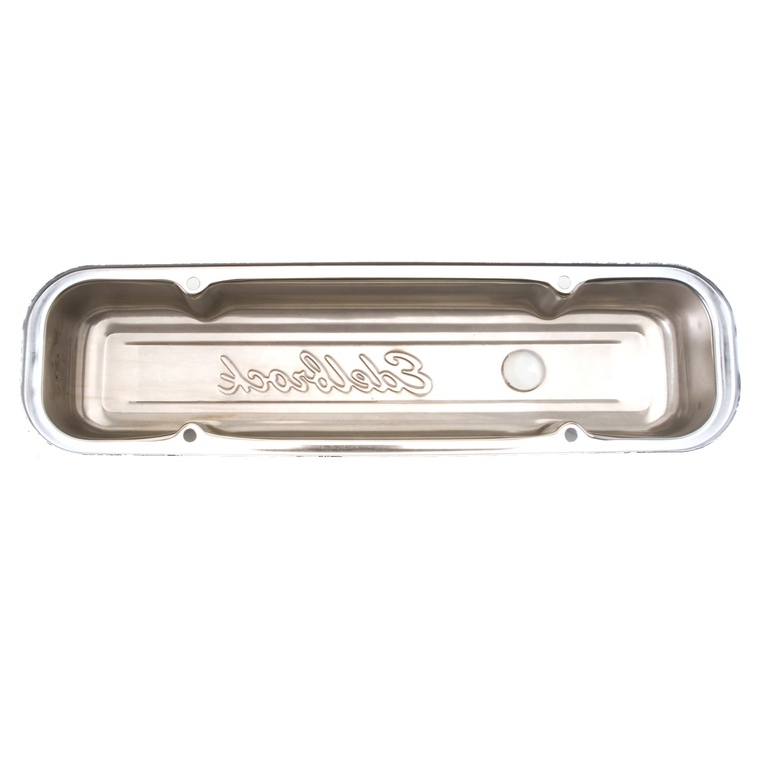 Edelbrock Valve Cover Signature Series Pontiac 1962-1979 301-455 CI V8 Low Chrome - 0