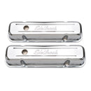 Edelbrock Signature Series Valve Covers, Chrome, Tall Profile, Pontiac 301-455 V8, '62-'79-1