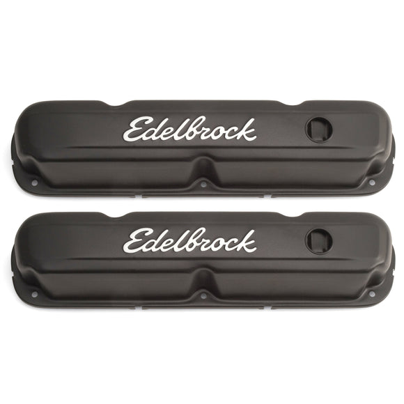 Edelbrock Signature Series Valve Covers for Chrysler 318-340-360 V8 '65-'91