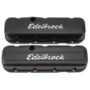 Edelbrock Valve Cover Signature Series Chevrolet 1965 and Later 396-502 V8 Tall Black-1