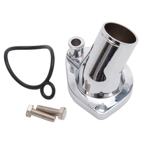 Edelbrock 15 Deg. Polished Aluminum Waterneck for Small-Block Ford V8 Engines