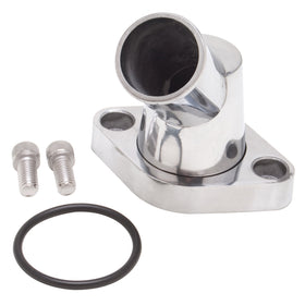 Edelbrock Edelbrock 45 Deg. Polished Aluminum Waterneck for Chevy 4.3L V6 & Chevy V8