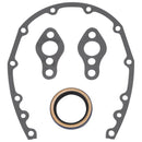 Edelbrock SBC Timing Cover Gasket And Oil Seal Kit-1