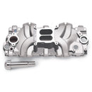 Edelbrock Intake Manifold Single Quad Perf RPM BBC 409 Inwin Lg Port As-Cast-1