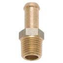 Edelbrock Fitting 1/4-18 NPT X 3/8In Single Barb Brass-1