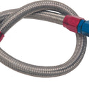 Edelbrock Fuel Line Braided Stainless for SBC ( Use w/ 8134 )-1