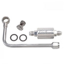Edelbrock 3/8In Hard Fuel Line w/ -6 B-Nut and Polished Filter-1