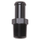 Edelbrock Hose End Straight 1/2In NPT to 5/8In Barb Black Anodize-1
