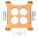 Edelbrock Spacer Carburetor 1/2In Wood Fiber Laminate Four-Hole-1