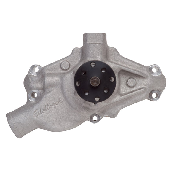Edelbrock Water Pump for Small-Block Chevy Street Rods in Satin Finish