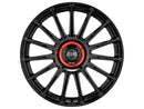 OZ SUPERTUR EVOLUZIONE 19 X 8.5 +38 5 X 112.00 CBN/A GLOSS BLACK + RED LETTERING-2