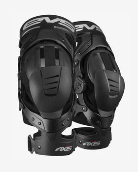 EVS Axis Sport Knee Brace Pair Black/Black/Grey - Small