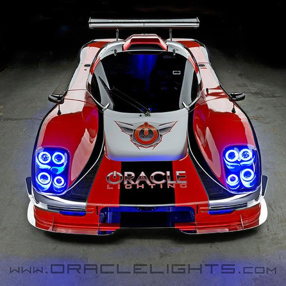 Oracle Ultima GTR LED Waterproof Tail Light Halo Kit - 4 Rings - Red SEE WARRANTY