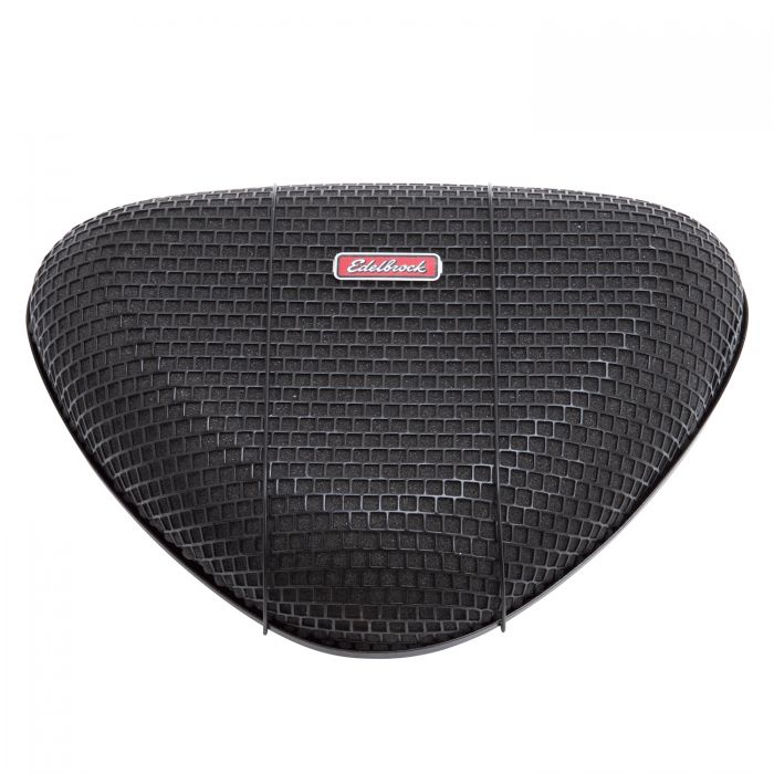 Edelbrock Air Cleaner Pro-Flo 1000 Series Triangular Steel Top 11 375In X 8 375In X 3In Black - 0