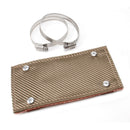 DEI Pipe Shield w/Stainless Steel Clamps - 4in x 8in - Titanium-1