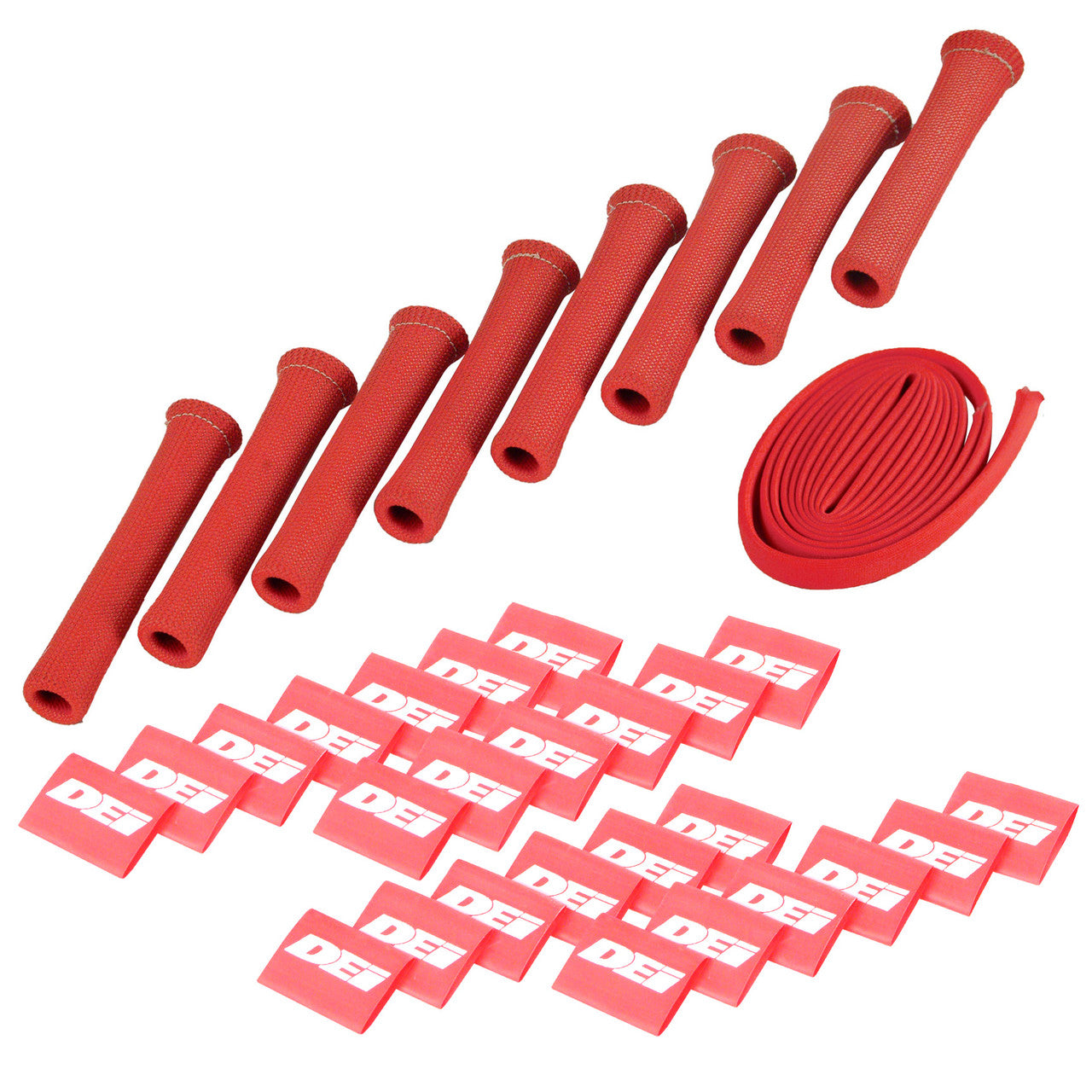 DEI Protect-A-Boot and Wire Kit 8 Cylinder - Red