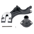Edelbrock Generator Offset Kit Ford Flathead49-53 Satin Black-1