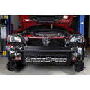 Grimmspeed Front Mount Intercooler Kit Black Coated Black Piping For Subaru 08-14 STI-2