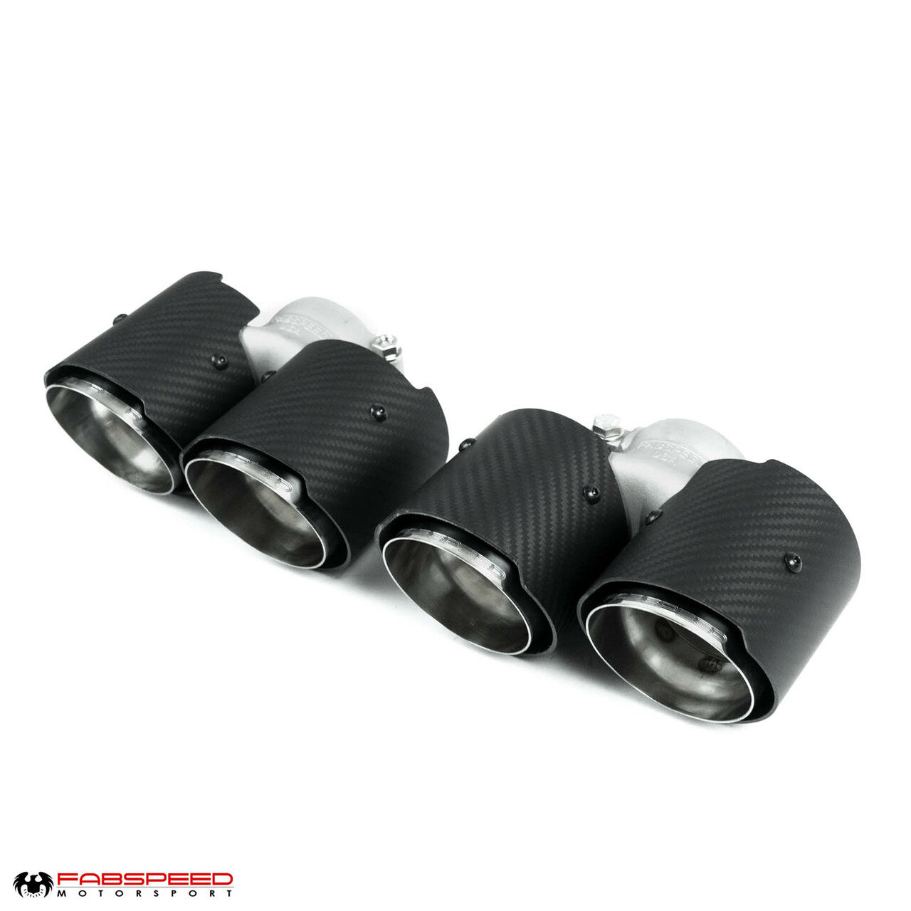 Fabspeed Porsche 991.2 Carrera Deluxe Quad Tips (2017-2019)