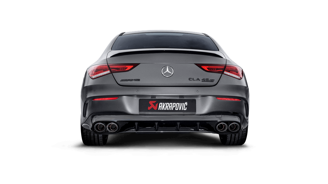 Akrapovic 2020 Mercedes-Benz CLA 45S AMG (C118/X118) Evo Line (Titanium) w/Carbon Tips/SS Link Pipes