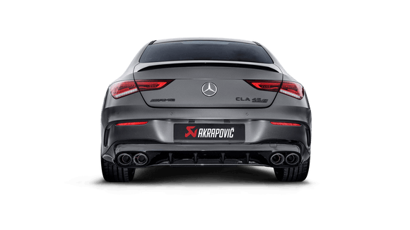 Akrapovic 2020 Mercedes-Benz CLA 45S AMG (C118/X118) Evo Line (Titanium) w/Carbon Tips/SS Link Pipes