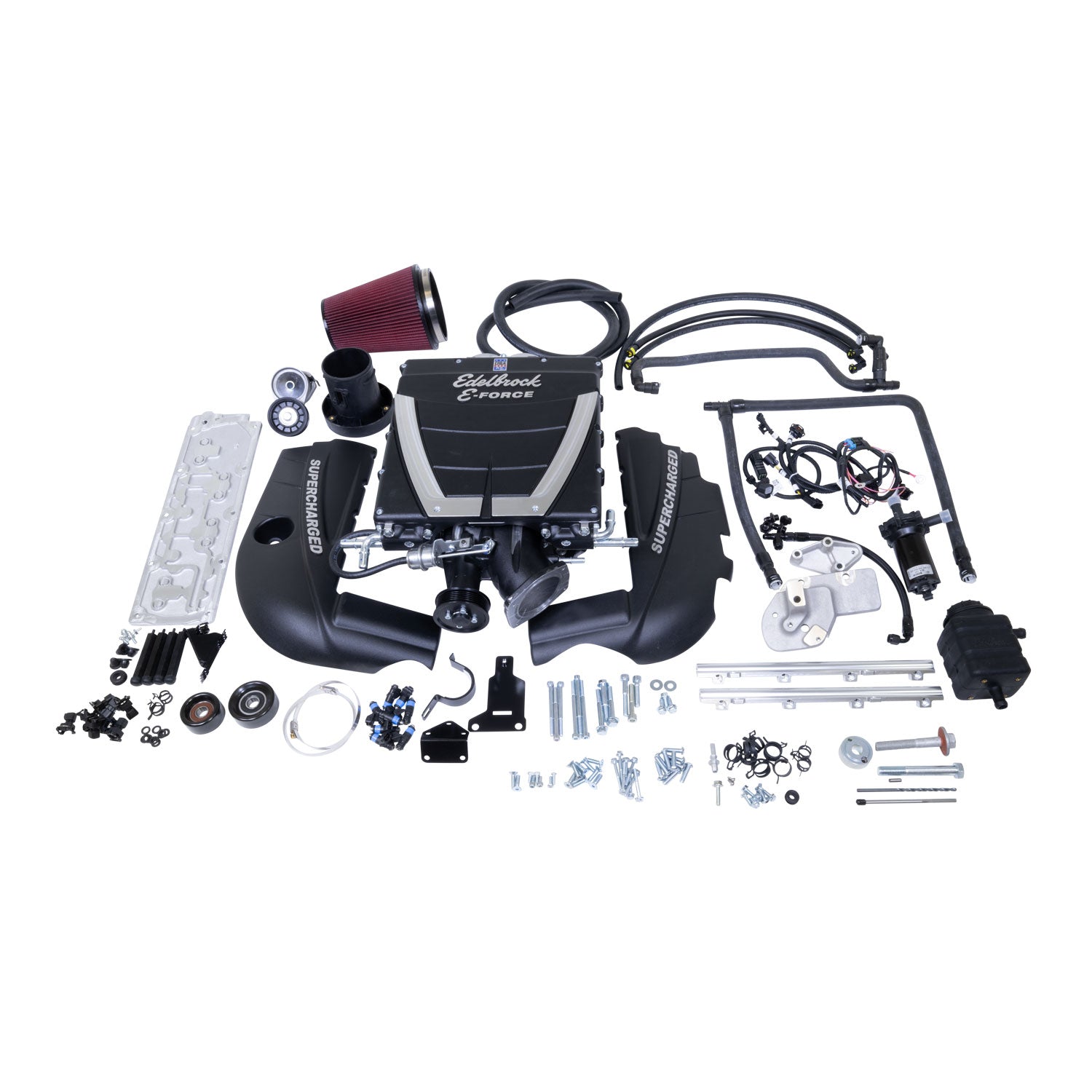 Edelbrock Supercharger Kit LS3/L92 Swap W/ 2010-12 Gen V Belt Offset