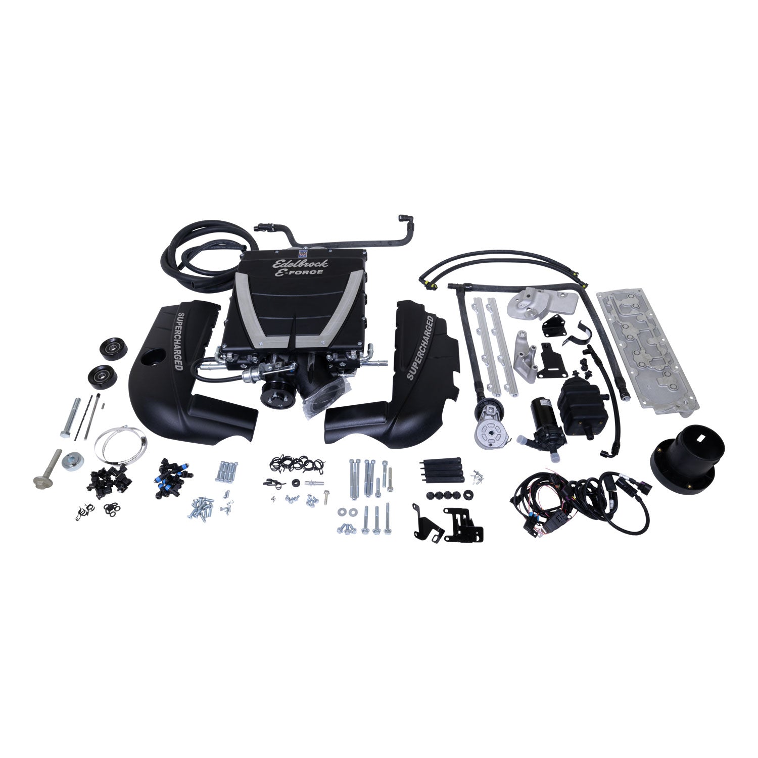 EDELBROCK E-Force Universal Supercharger for LS2 w/Corvette Belt Offset