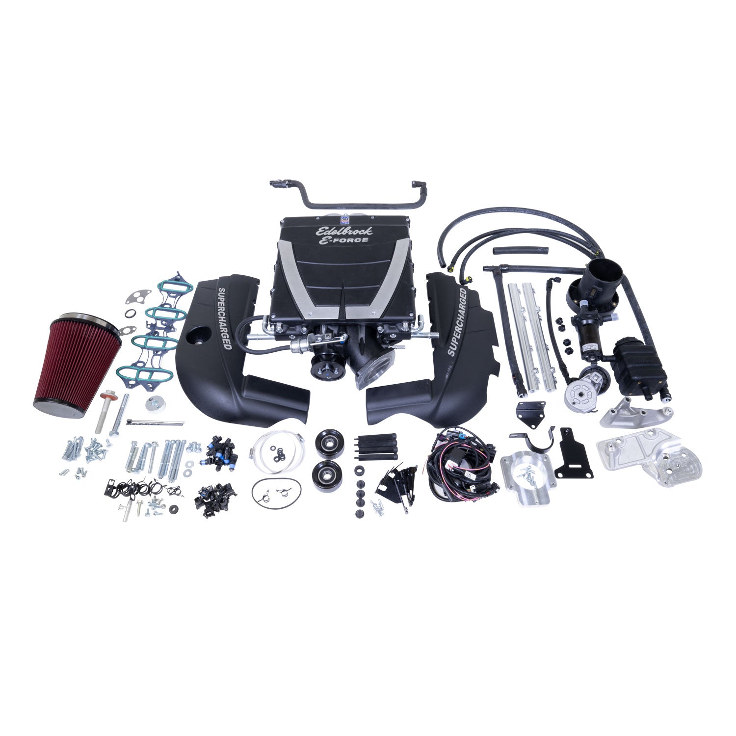 EDELBROCK SUPERCHARGER UNIVERSAL. GM. GEN III BLOCK. LS1/LS2 CATHEDRAL PORT HEAD