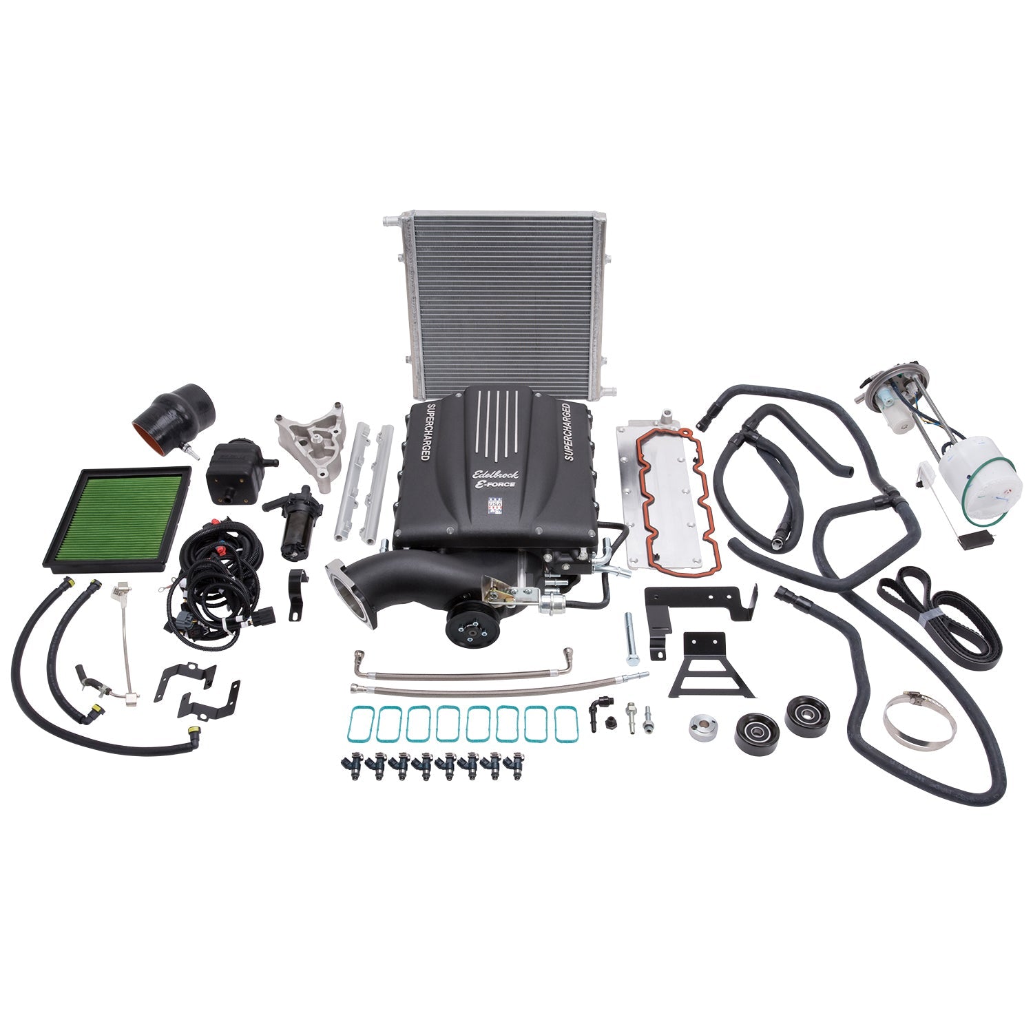 EDELBROCK SUPERCHARGER ASSEMBLY. 2007-2010 GM HD TRUCK. 6.0L ENGINES. NO TUNER