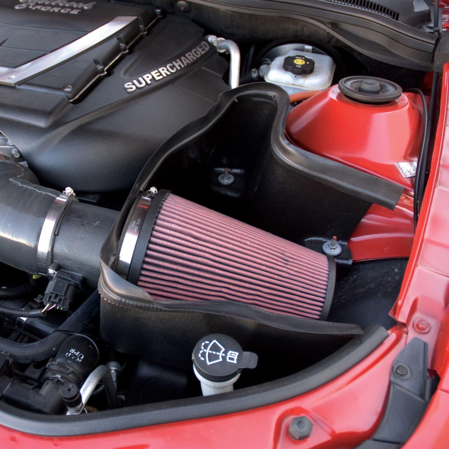 Edelbrock Competition Air Intake Kit 2010 Camaro Supercharger - 0