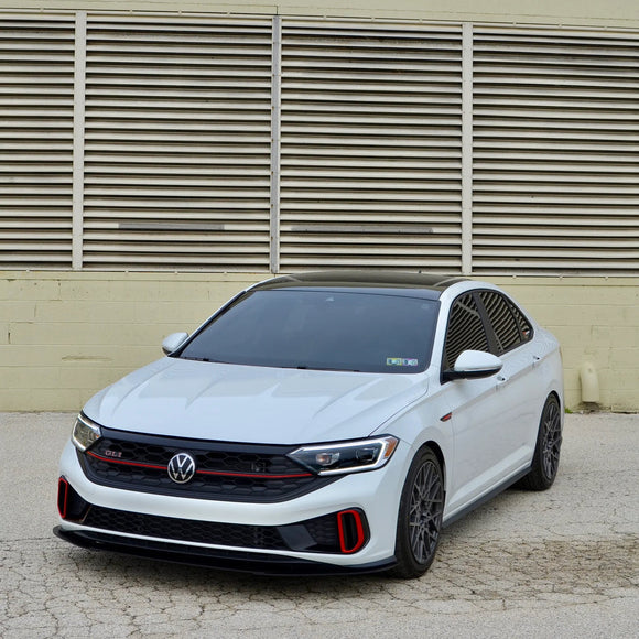 CJM Industries Front Splitter / Bumper Mounted Lip - VW / MK7 Jetta / GLI