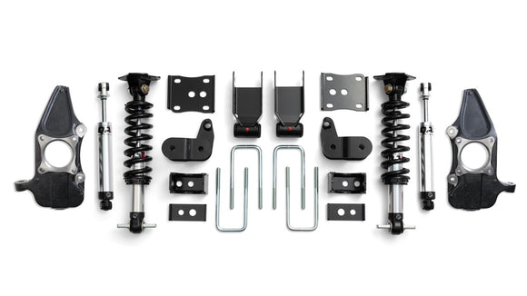 LK11-FF02 3/5 Lowering Kit, 15-20 F150 4WD, W/Spindles, Single Adjustable