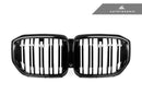 AutoTecknic G05 X5 LCI Dual-Slat Front Grille - Gloss Black-1