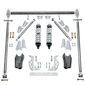 R273-170 HD Pro Rear Triangulated 4-Link Kit, Front Mount, Double Adjust Coilovers
