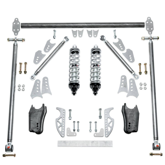 R273-170 HD Pro Rear Triangulated 4-Link Kit, Front Mount, Double Adjust Coilovers