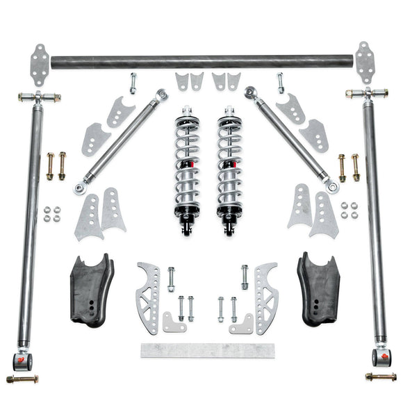 R173-170 HD Pro Rear Triangulated 4-Link Kit, Front Mount, Single Adjust Coilovers