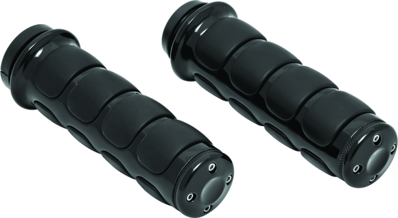 Kuryakyn ISO Grips Without Throttle Boss Throttle-By -Wire Black