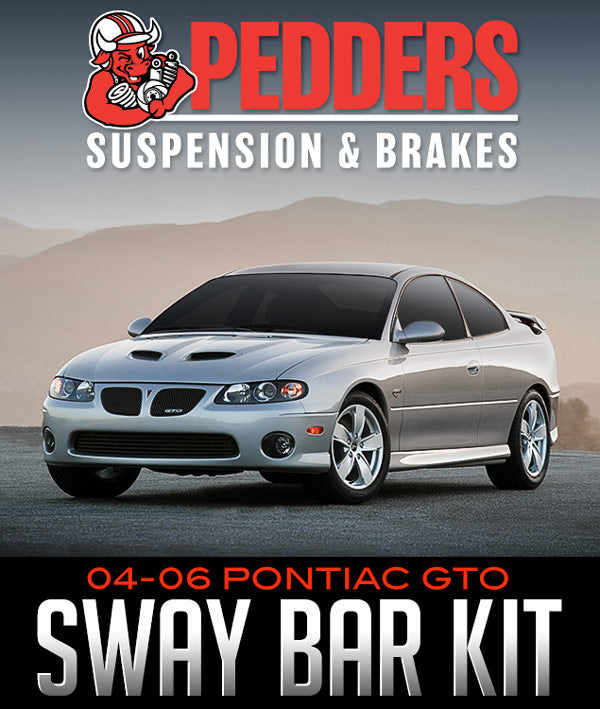 PEDDERS SUSPENSION SPORTSRYDER SWAY BAR KIT: 2004-2006 PONTIAC GTO - 0