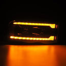 AlphaRex 02-05 Dodge Ram 1500 LUXX LED Proj Headlights Alpha Black w/Activ Light/Seq Signal-3