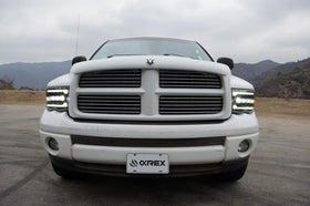 AlphaRex 02-05 Dodge Ram 1500 NOVA LED Proj Headlights Alpha Black w/Activ Light/Seq Signal - 0