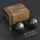 AlphaRex 02-08 Dodge Ram 1500/03-09 Ram 2500/3500 DoubleTap Dual Color LED Proj Fog Lights - Wt/Ambr-1