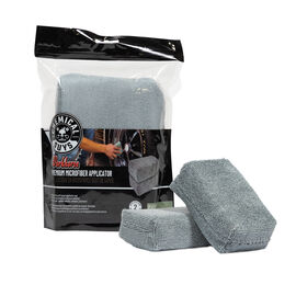 Workhorse Premium Microfiber Applicator, Gray 5" x 3" x 1.5" (2 Pack) (Comes in Case of 24 Units)