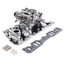 Edelbrock Manifold And Carb Kit Performer RPM Air-Gap Small Block Chevrolet Vortec-1