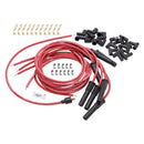 Edelbrock Spark Plug Wire Set Universal Flex Boots 50 Ohm Resistance 8 65mm Red Wire (Set of 9)-1