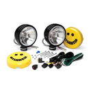 KC HiLiTES Daylighter 6in. Halogen Light 100w Spread Beam (Pair Pack System) - Black SS-1